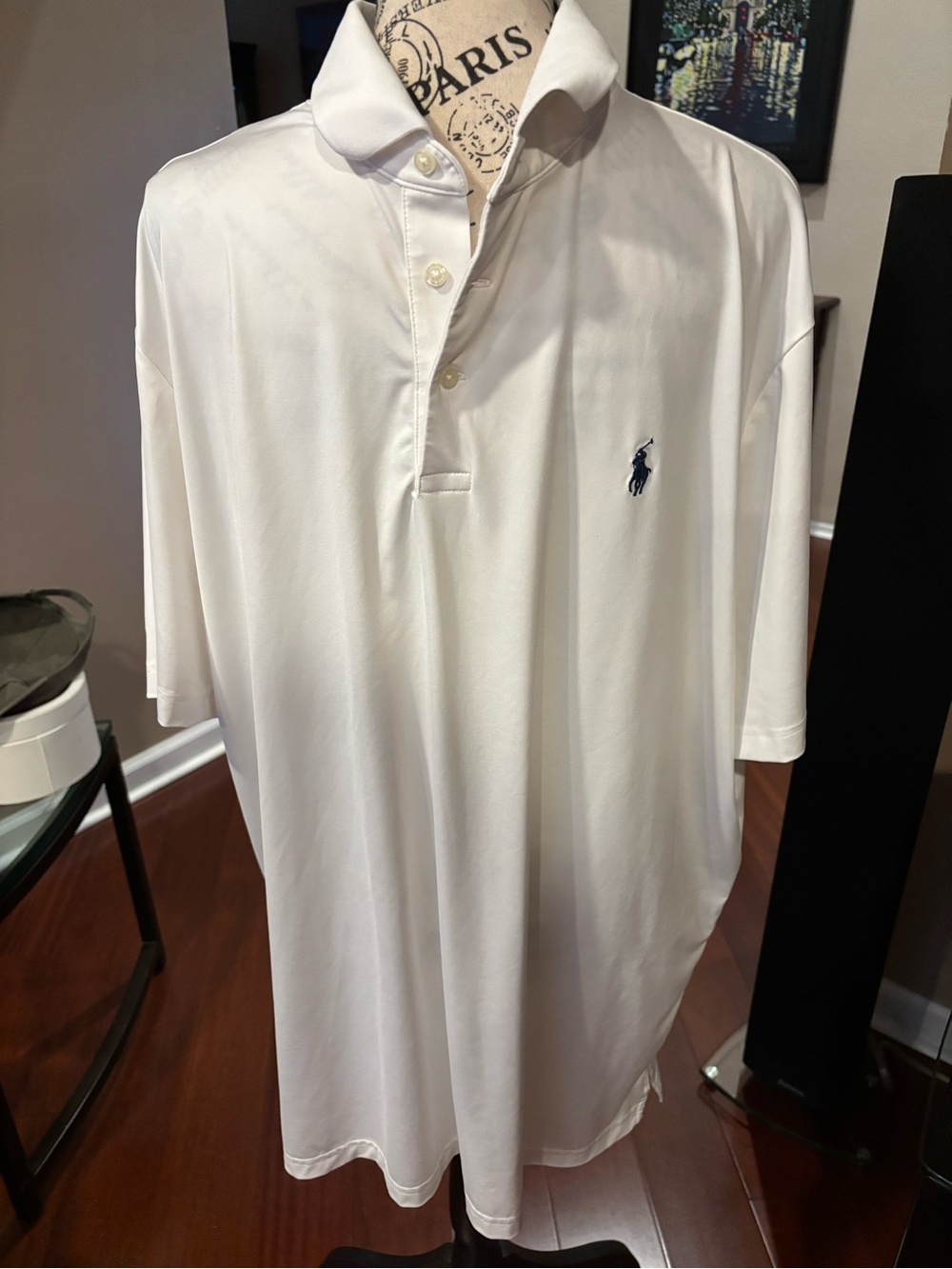 Polo by Ralph Lauren White Men's Polo with Navy Pony